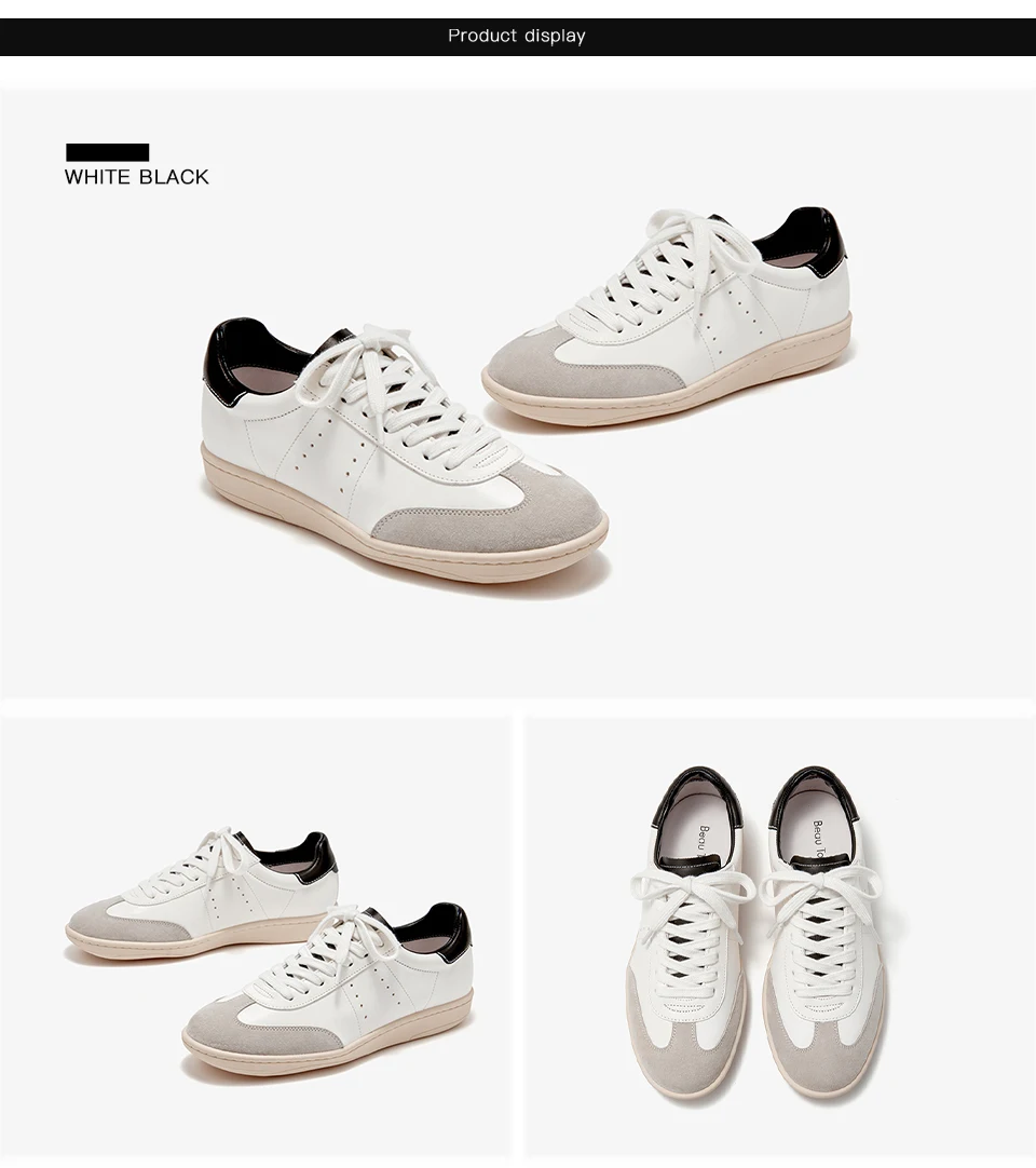 BEAUTODAY Casual Suede Sneakers Women Mixed Colors Leather Flats Lace Up Closure Ladies Comfortable Shoes Handmade 29860 Sf50f05a0f3a441d3870c0c8e5ad4ccbdl
