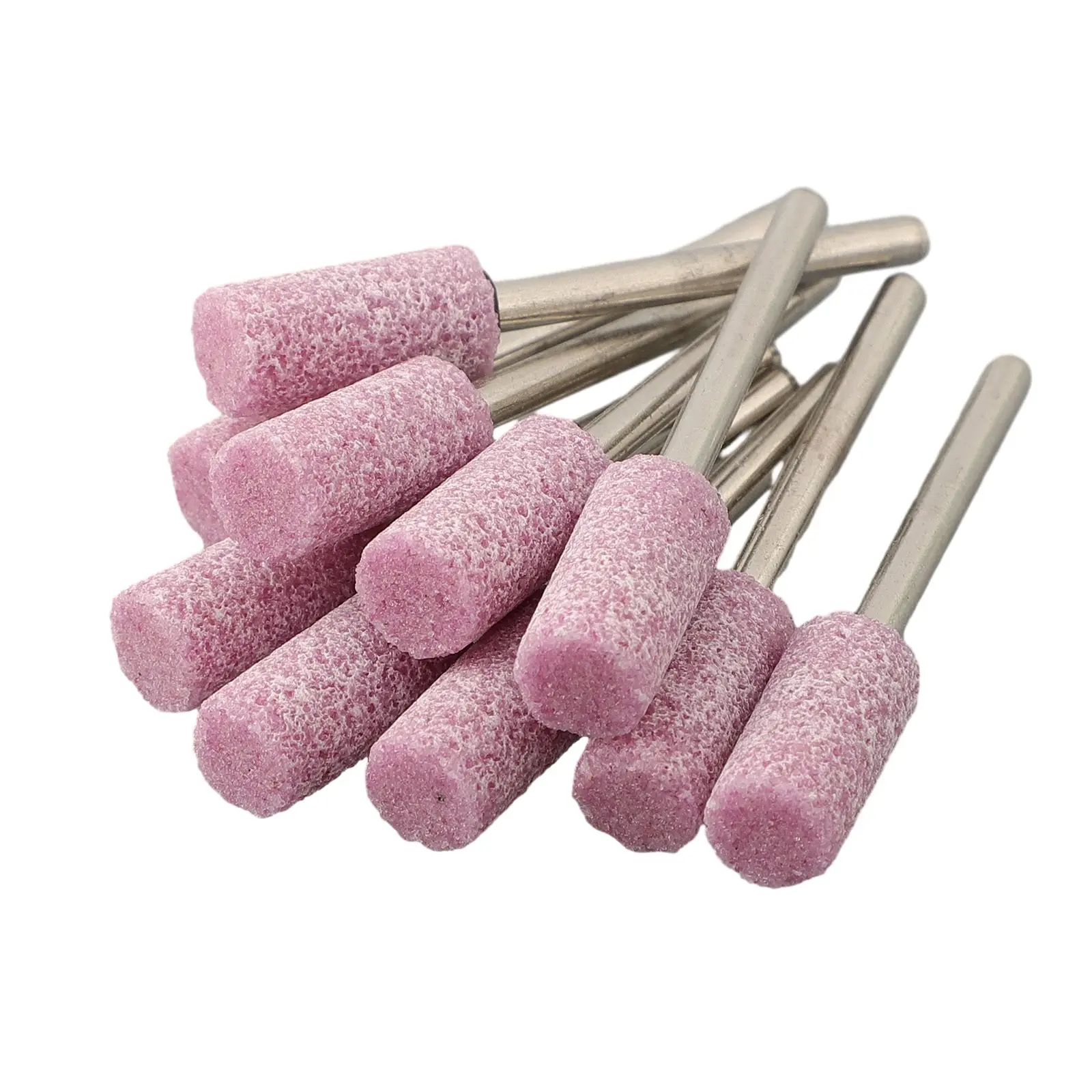 10 Pcs Grinding Head Bit Polishing Head Wheel Abrasive Mounted Stone 3*8mm For Rotary Tools Electric Grinder Accessories