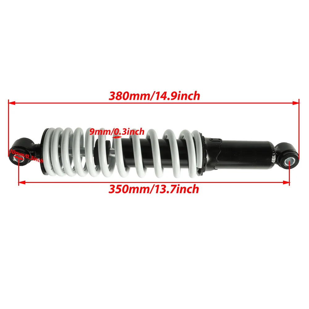 새로운 285/325/350mm 오토바이 4륜 산악 자전거 카트 70cc 110cc용 리어 쇼크 업소버 서스펜션 스프링