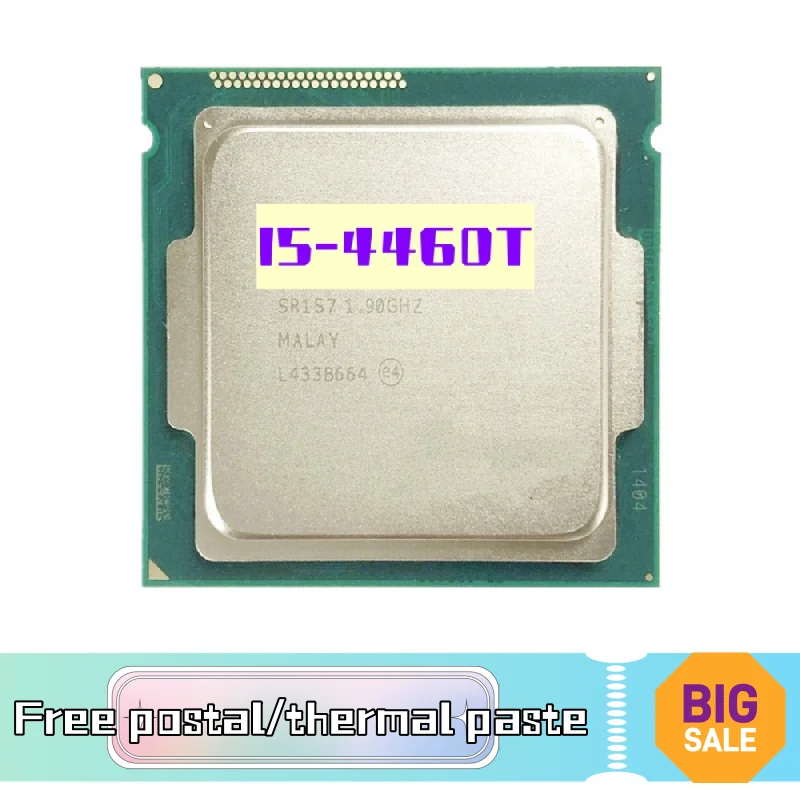 

Процессор Core i5 4460T 1,9 ГГц четырехъядерный четырехпоточный 6 Мб 35 Вт LGA 1150 процессор i5-4460T ЦП