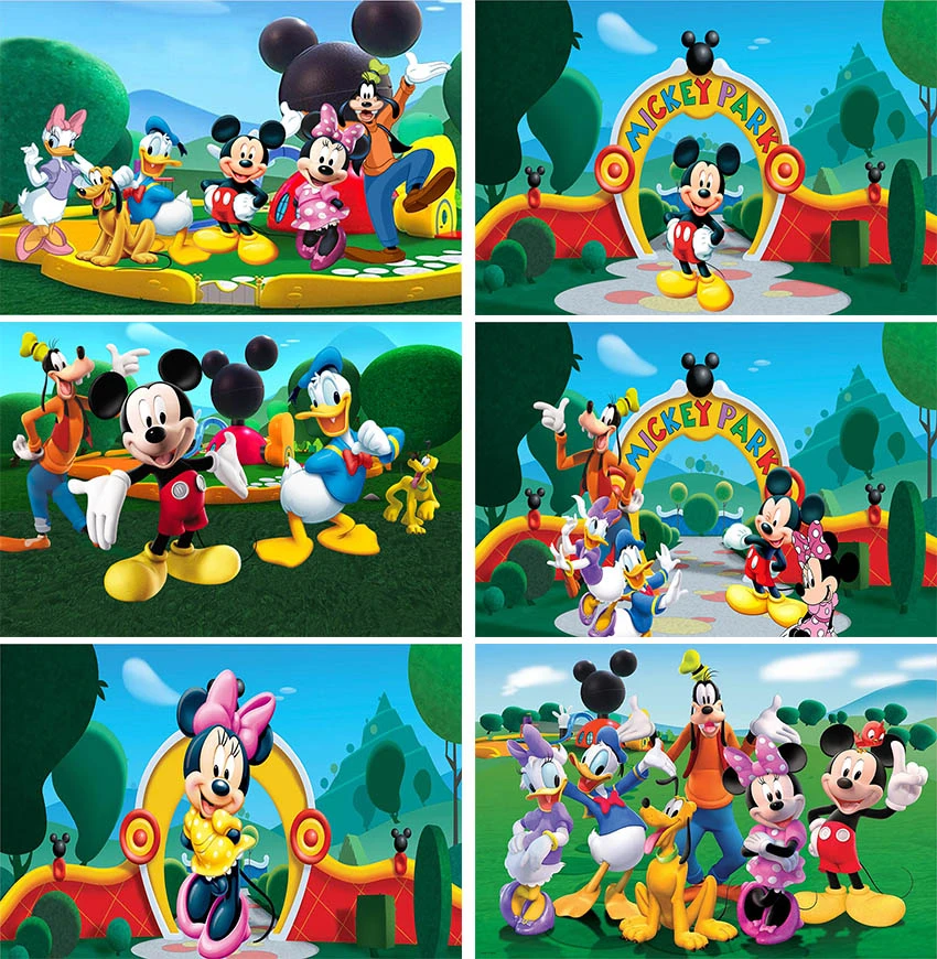 Mickey Mouse Clubhouse Birthday Decorations | Mickey Mouse Backdrops ...