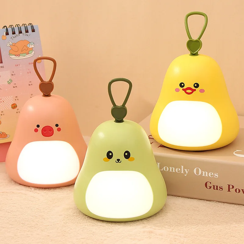 

LED Night Light Bedroom Bedside Cute Cartoon Animal Table Light Decorative Night Lamp Great Gift for Baby Kids Girl