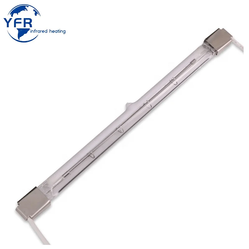 Halogen infrared heating lamp 850W 220V Suitable for food heating and industrial drying, it provides uniform heat distribution.