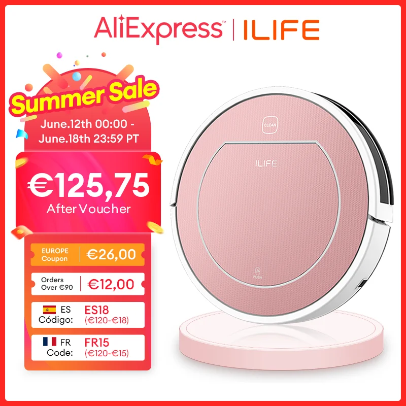 Ilife V7s Robot Smart Vacuum Cleaner Ilife V7s Plus Robot Vacuum