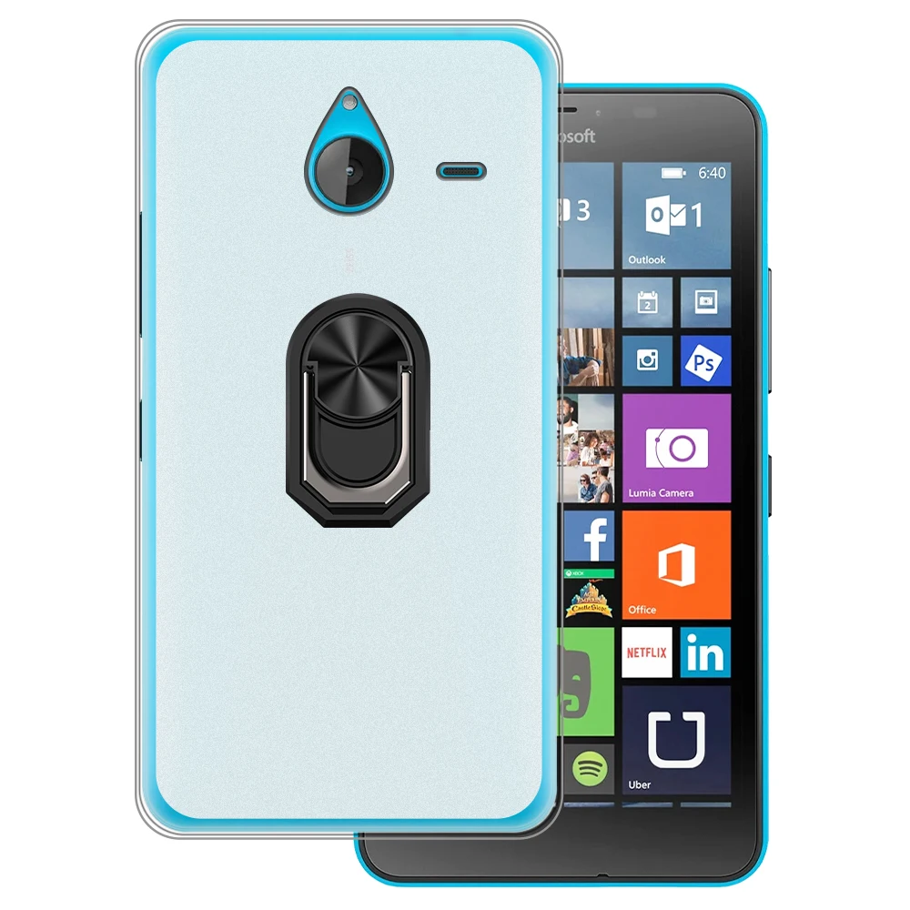 Supporto Per Anello Antiurto Di Lusso Per Nokia Microsoft Lumia 640 Xl Custodia Morbida In Silicone Tpu Custodia Protettiva