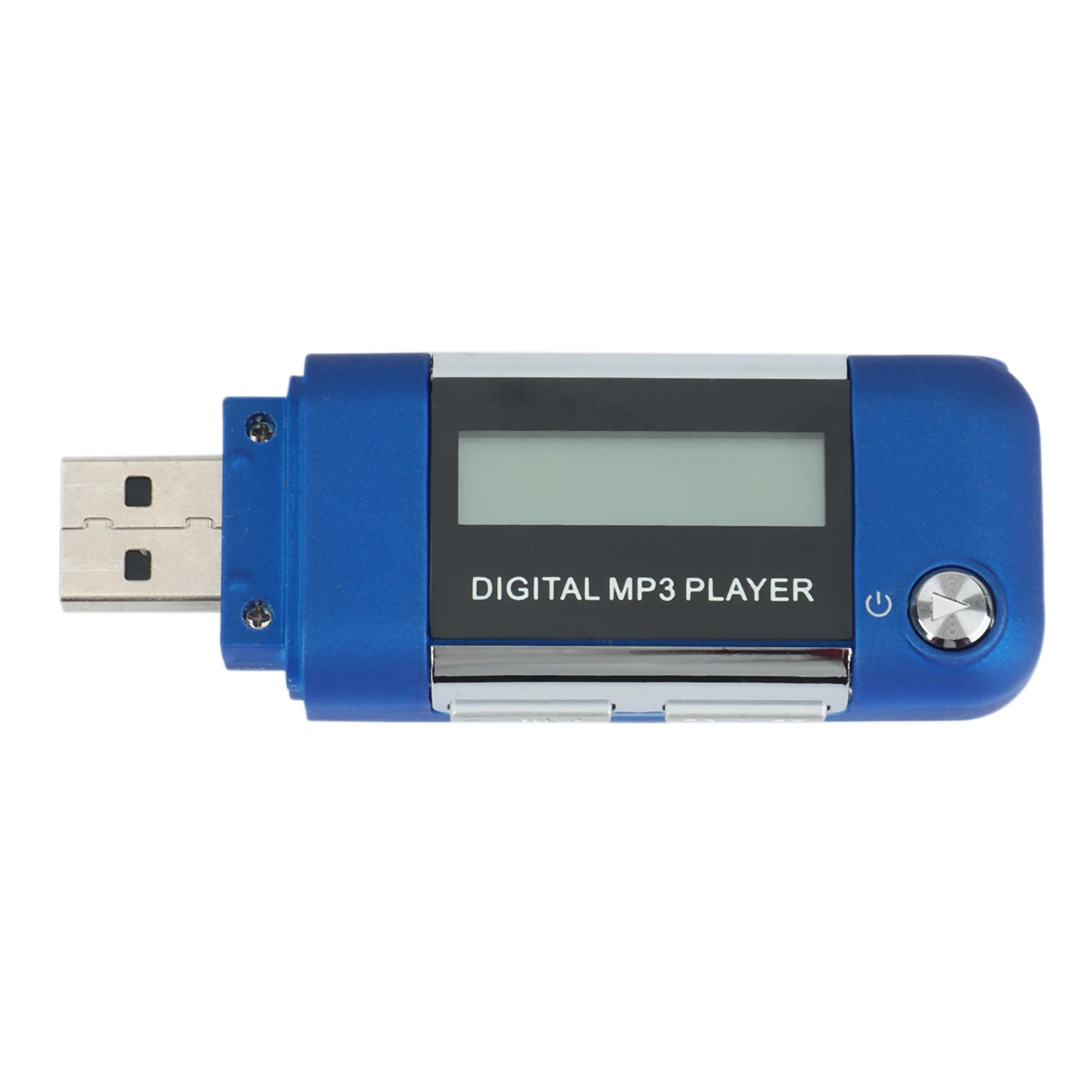 Reproductor Mp3 de 4GB, disco U de música, compatible con batería AAA reemplazable, grabación (azul)