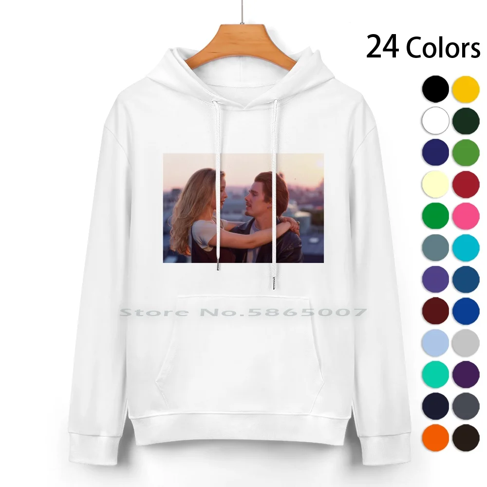 

Before Sunrise Pure Cotton Hoodie Sweater 24 Colors Film Movies Julie Delpy Ethan Hawke Richard Linklater Before Sunrise Before