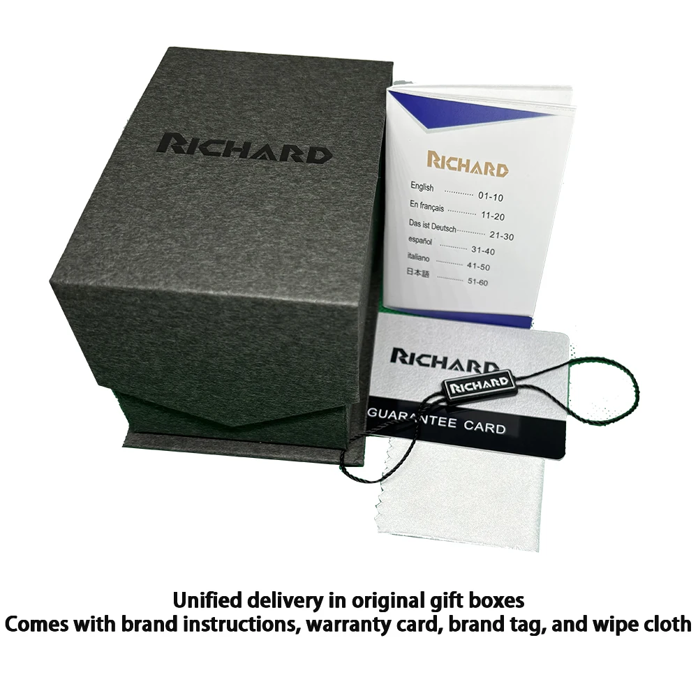 RICHARD V2 Mechanical Watch Rotating Dial Las Vegas Roulette Desktop Theme Automatic Watch Men's Diamond Luminous Hands