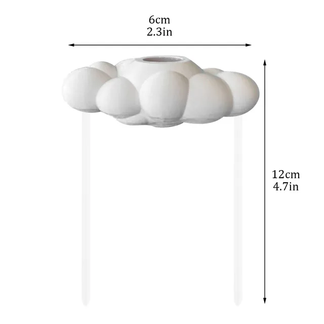 Öntöző Szerszám, Deformált Kerti Dísz Tartó Rudakkal Virágnövények Víz Sprinkler Felhő Öntőkészítő Berendezés - Image 6