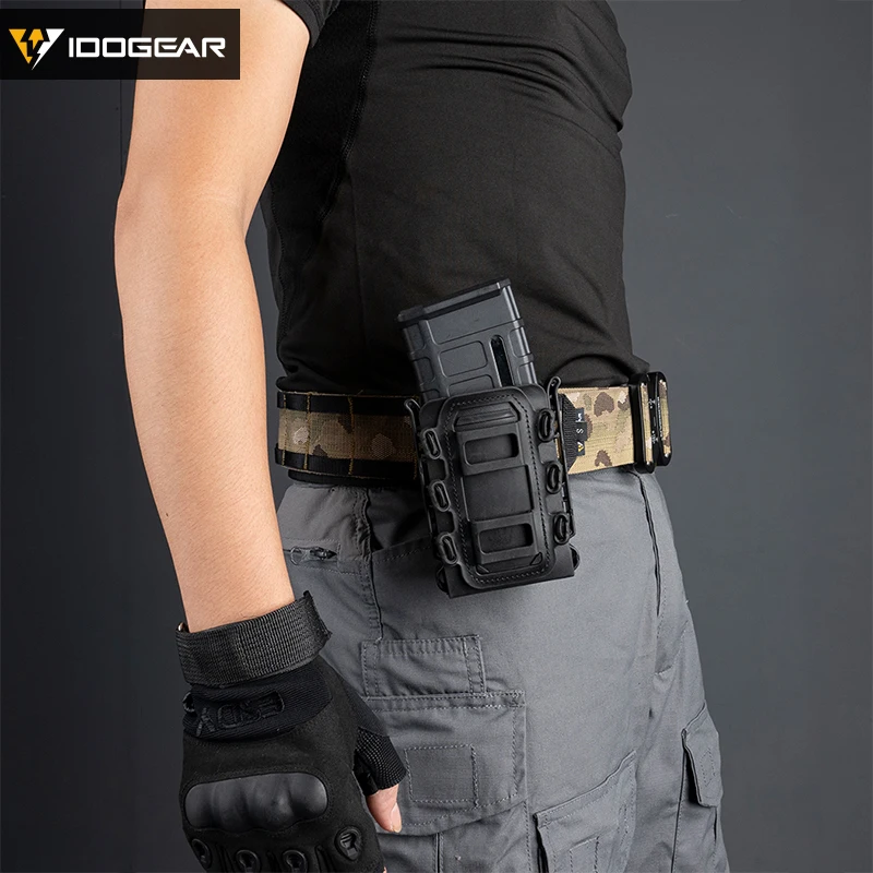 IDOGEAR Tactical 5.56mm 7.62mm Magazine PouchesSoft Shell Rifle Mag Carrier G Code Holster Fastmag magazine pouch molle pouch ammo pouch ammunition bag