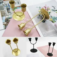 Nordic Simple Candle Holder U-shaped Candlestick Bars Accessories Room Decor Decorative Table Candle Base Candlelight Dinner 5