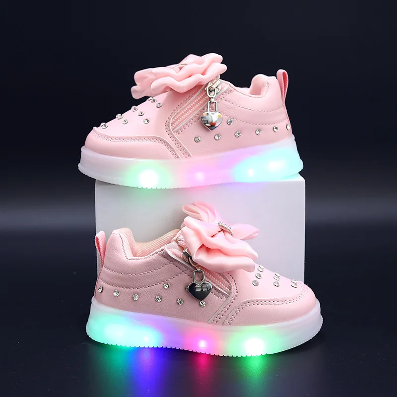 Children Lights Up Casual Shoes Spring/Autumn Sneakers Kids