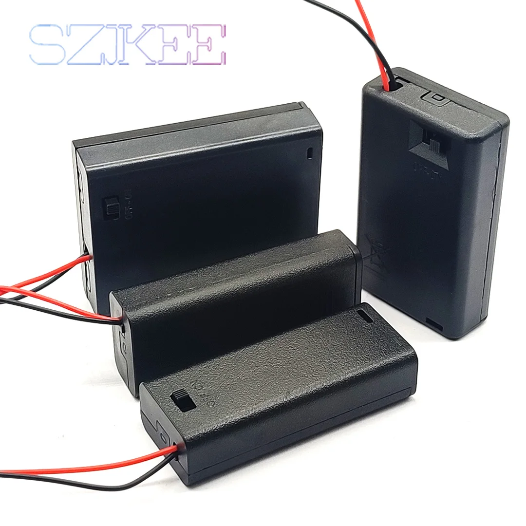 AAA Battery Holder with on/off switches 2/3/4 compartments Battery Box Case battery storage box battery case battery holder battery box