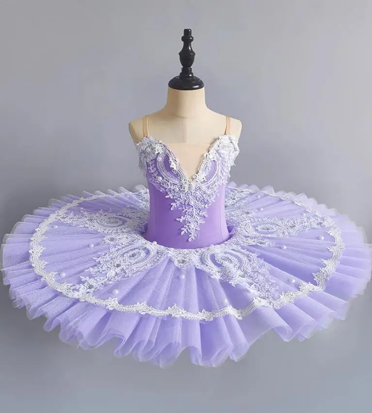 Sky-Blue-Professional-Ballet-Tutu-Girls-Platter-Pancake-Tutu-Ballerina