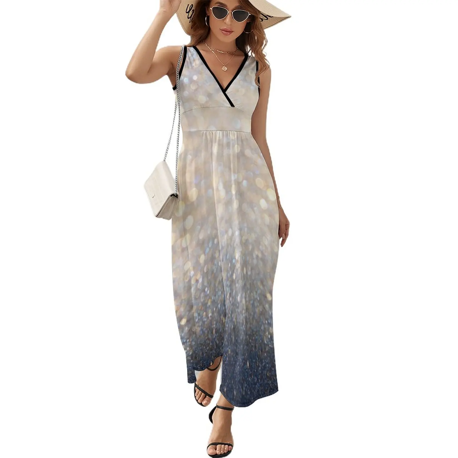 

Glimmer of Light Sleeveless Dress women's luxury party dress dresses ladies 2024 summer Casual dresses