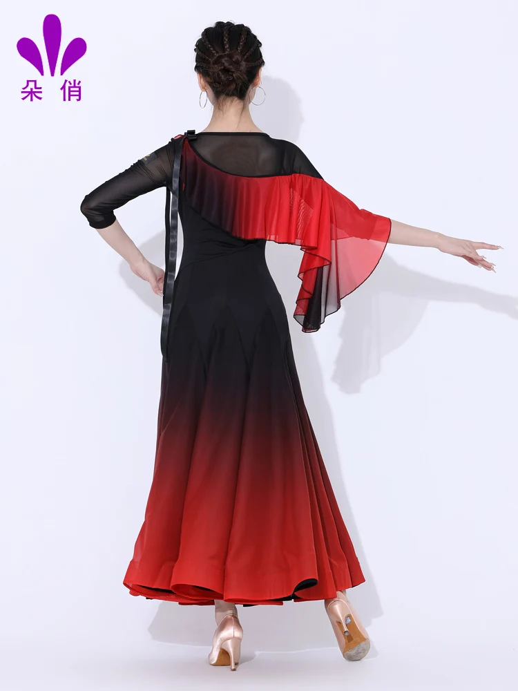 Women New Ballroom Dance Competition Dress Waltz Dresses Standard Clothes 2308
