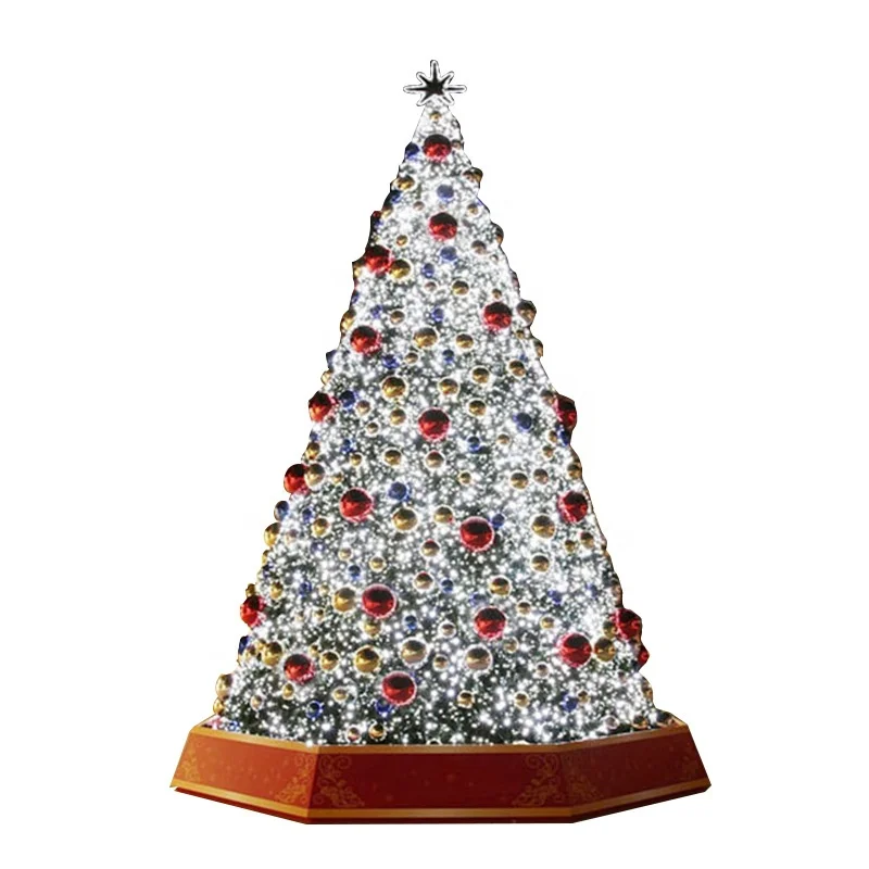 

2022 hot sales decor waterproof giant LED big tree outdoor christmas decoration 3m-50m