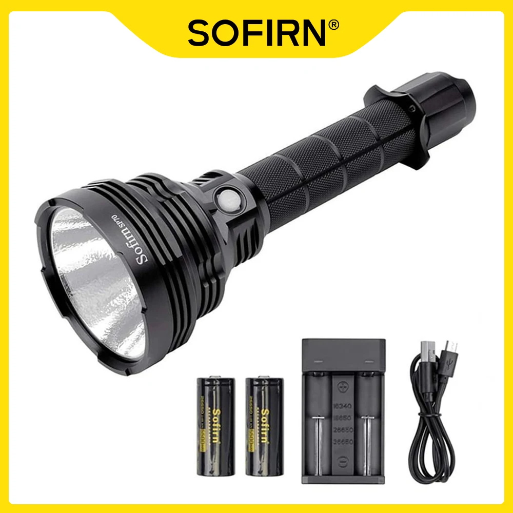 Sofirn SP70 26650 LED Flashlight Powerful 5500LM Tactical  XHP70.2 ship from RU/PL/DE/ES only