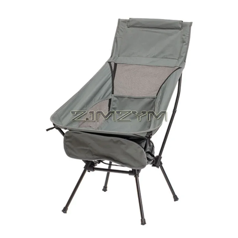 Portable High Back Chair-Lightweight Folding Chair for Camping-Supports 120kg Perfect for Outdoor Adventures