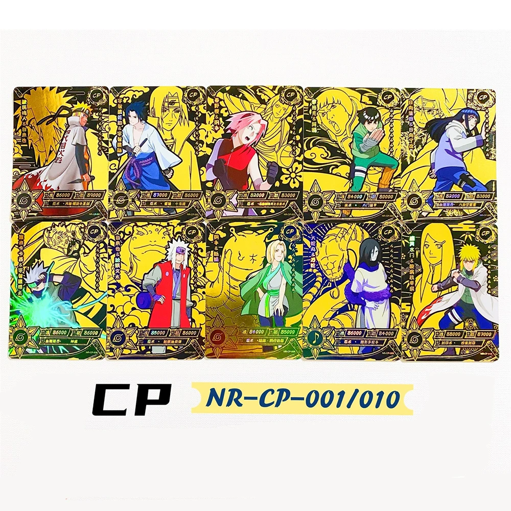 KAYOU Naruto Black Gold CP Card Uzumaki Naruto Uchiha Obito Orochimaru
