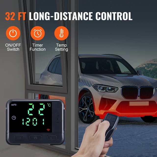 VEVOR Diesel Air Heater 12V 2/5/8KW Diesel Heater with Remote Control Parking Heater Car Heater for RV Trailer Camper Van Boat 3