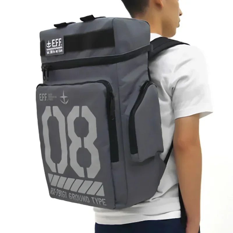 

Anime GUNDAM THE 08TH MS TEAM RX-79 Cosplay Unisex Backpack Students School Bag Schoolbags Laptop Travel Shoulder Bag