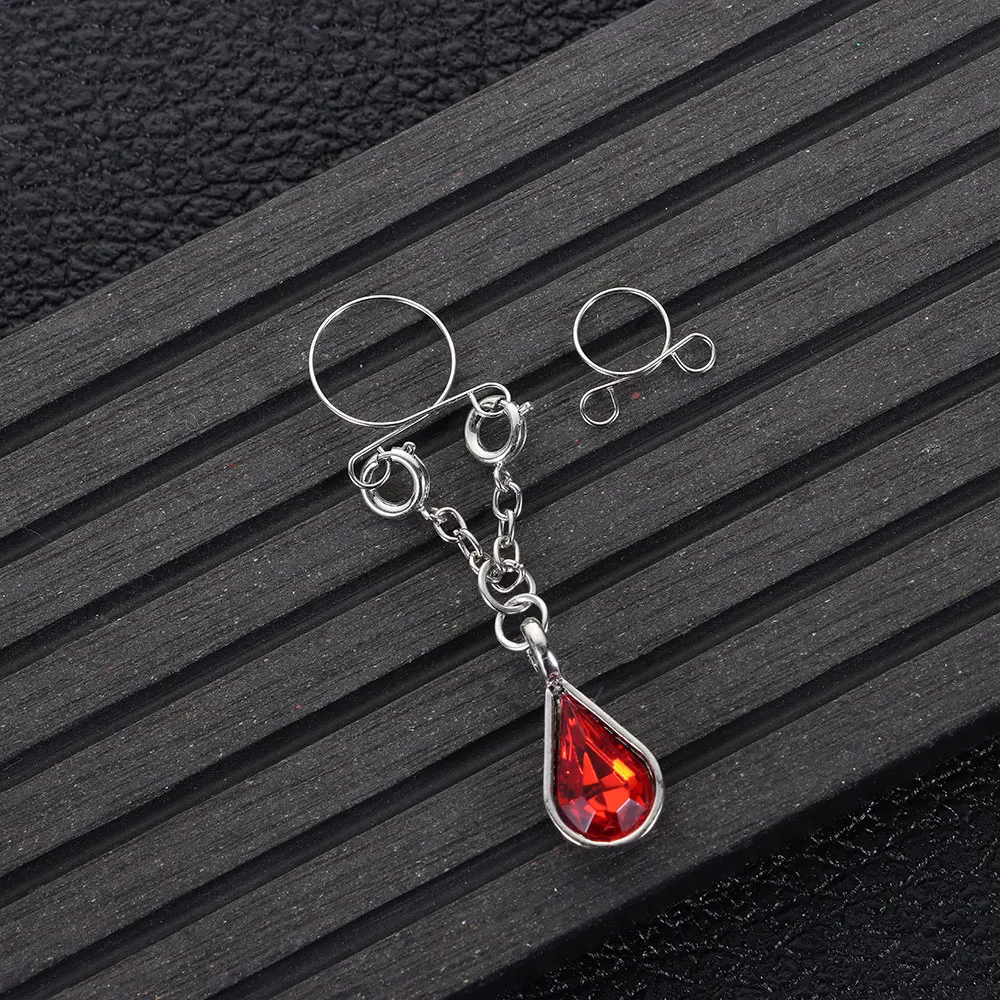 1PC Stainless Steel Heart Fake Nipple Piercing Jewelry Flower Fake Nipple Ring Dangle Sexy Non Piercing Ring Jewelry Lot piercing jewelry body piercing jewelry body jewelry metal jewelry
