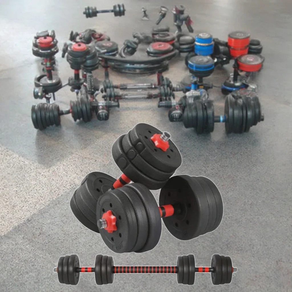10kg 50kg multifunction home gym dumbbell set custom logo color fitness dumbbell and barbell made of cement 10kg-50kg Multifunction Home Gym Dumbbell Set Custom Logo Color Fitness Dumbbell and Barbell Made of Cement 2