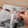 Cotton Blending Sponge Brush Set - 2/6Pcs Double-Headed Washable Sketch Wipe, Reusable Art Blenders for Detail, Shadow, Highligh 6