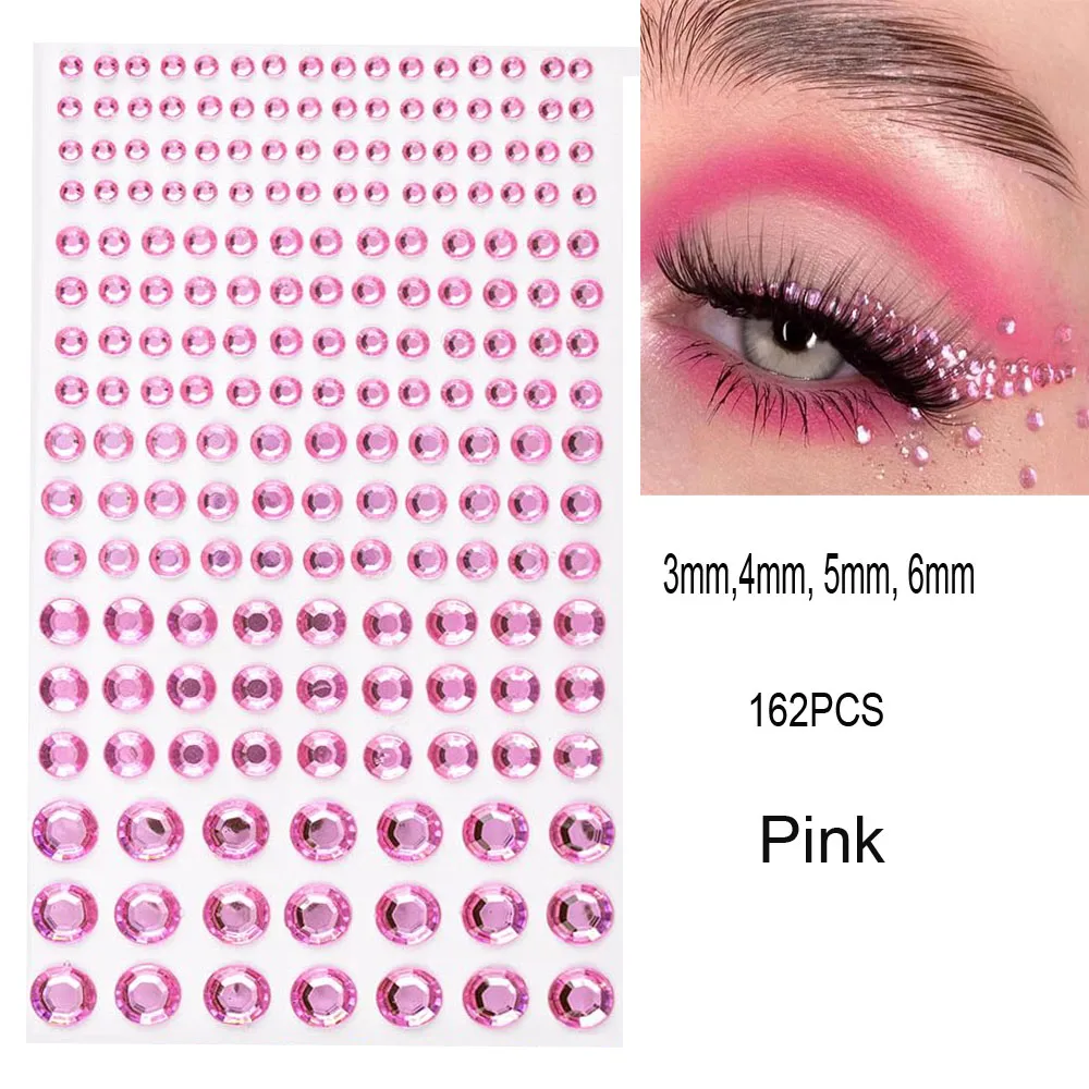 Sparkling Rhinestone Face Tattoo Stickers