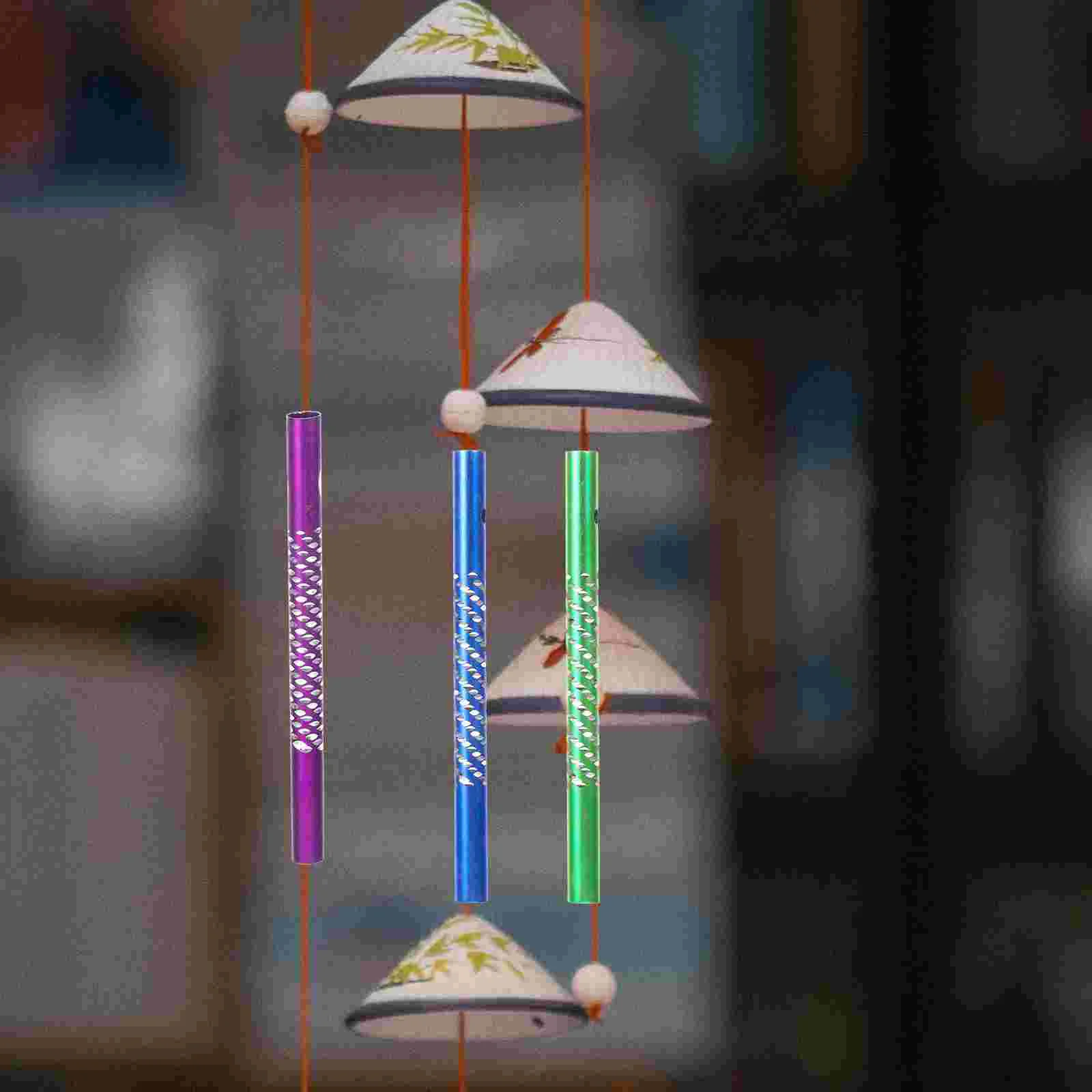 Wind Chime Tube Toys Metal Pipes Kids Plaything Diy Craft Supplies Home Decor Hanging Decorations Garden Accessories Yard 50 Pcs