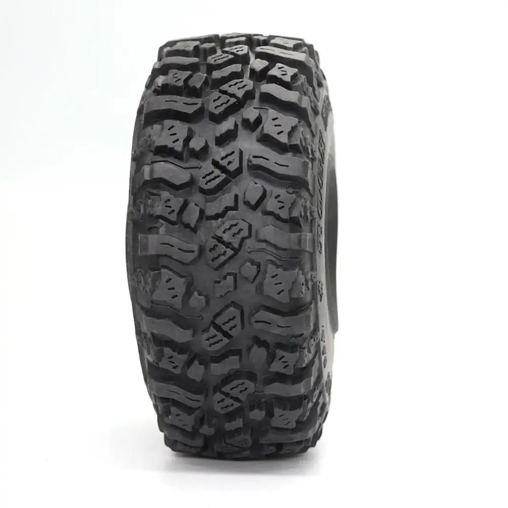 1:10 RC 크롤러 차량용 고무 락 타이어 휠 타이어, 120mm, 1.9 인치, Axial SCX10 90046 AXI03007 TRX4 Redcat Gen8