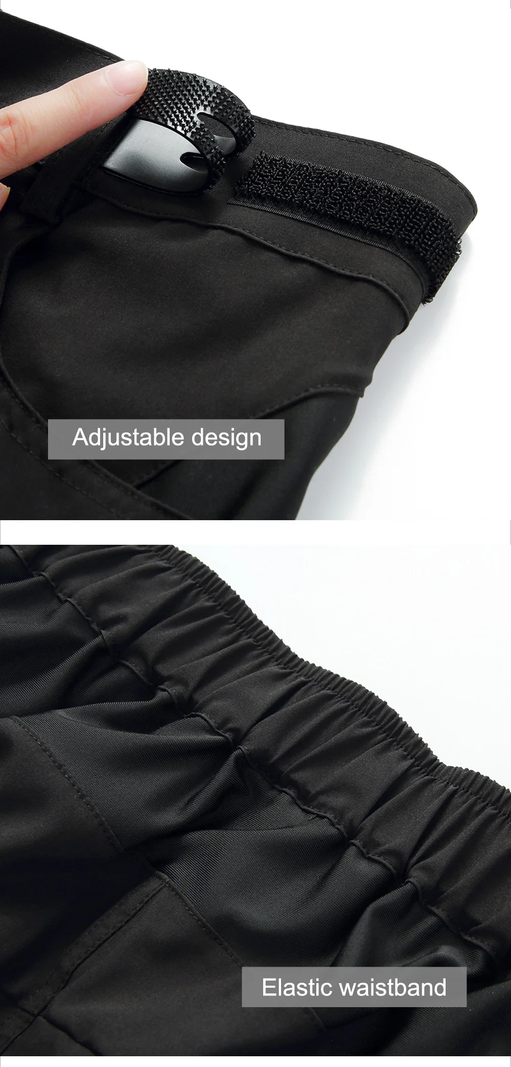 WOSAWE MTB Fahrradshorts Leichte Loose-Fit Radler-Shorts Atmungsaktive Herren-Sportshorts Ohne Polster Mehrere Taschen – Detail 6