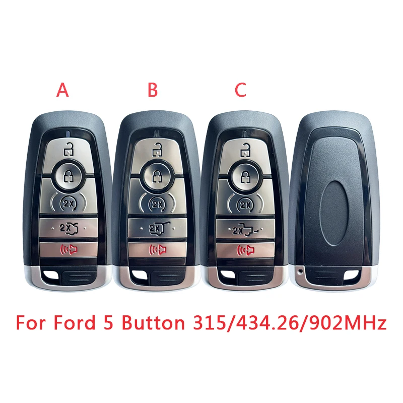 

TXK018101 315/434.26/902MHz Aftermarket 15K601 для Ford Mondeo Fusion Smart Remote Key 49 Chip M3N-A2C931426