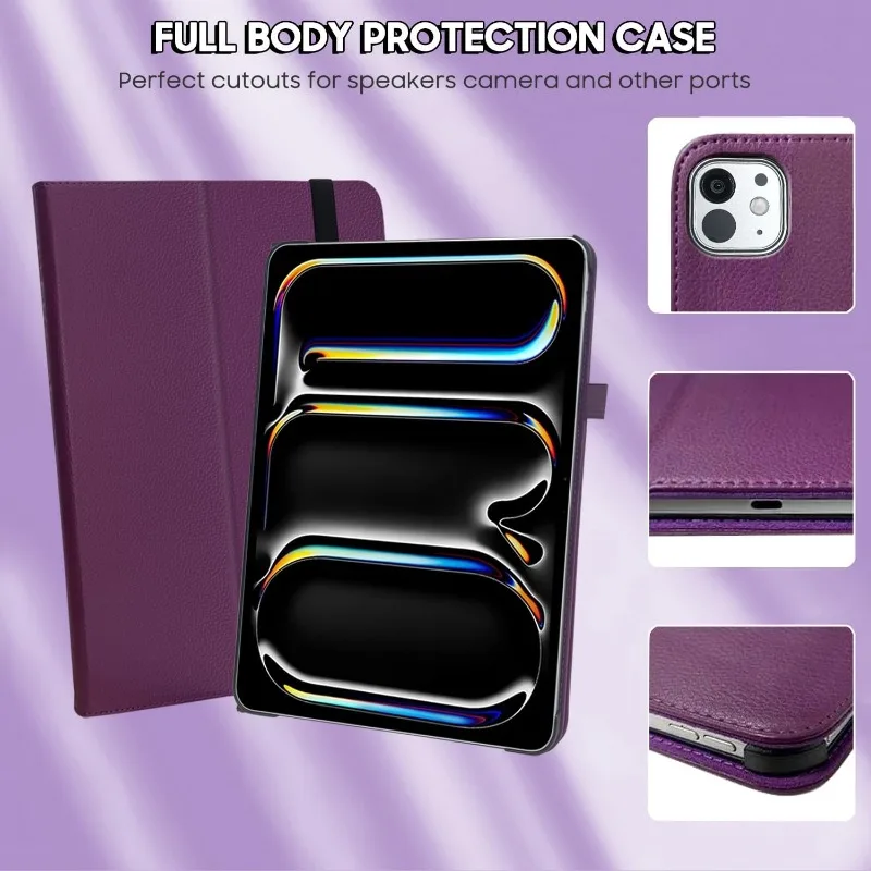 Premium PU Leather Flip Case Smart Cover