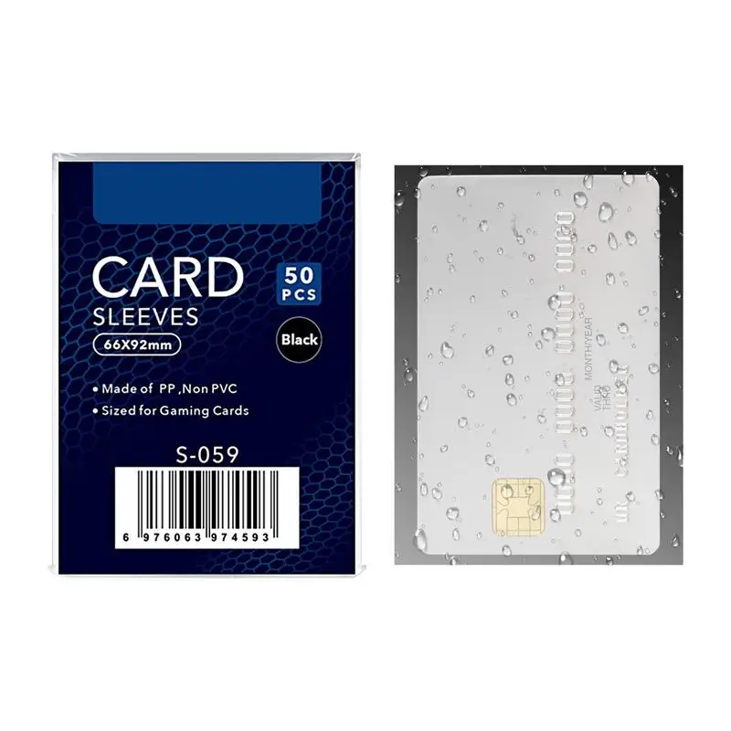 

Card Protector Sleeves Colored Card Film Photo Card Protector 50 Pcs Waterproof Album Photocard Protective Bag For Sports Cards