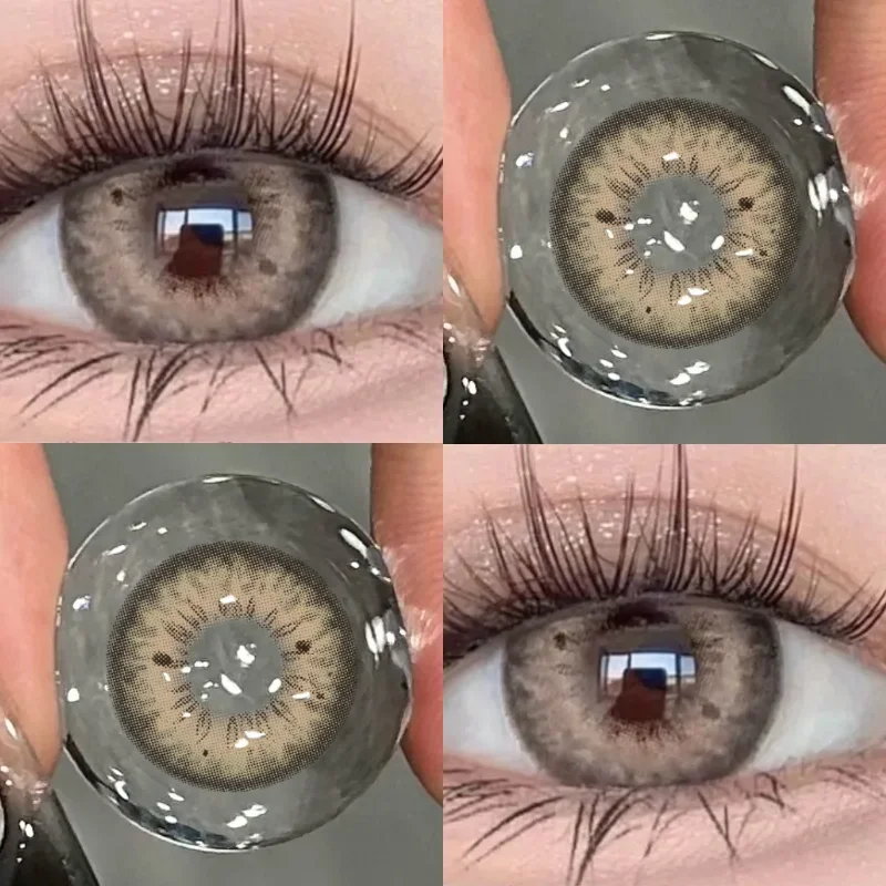 Voorbeeldafbeelding gekleurde contactlens