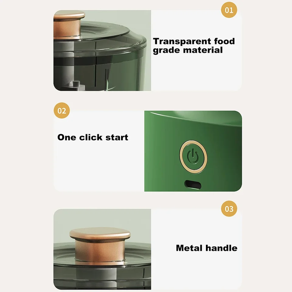 Automatic Garlic Mincer and Vegetable Cutter 350ml