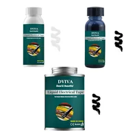 Liquid เทปไฟฟ้ากันน้ําฉนวนกันความร้อนวาง Sealant สายไฟ Coat Fix Line กาวซ่อมกาวฉนวนกันความร้อนกาว 15 ~ 300ml 6