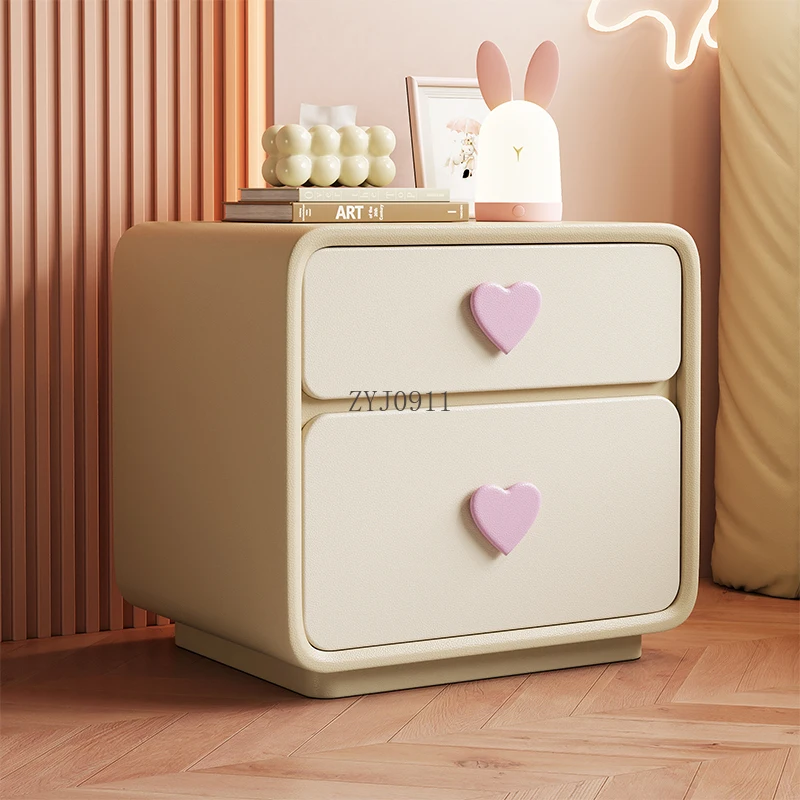 Bedroom bedside table French cream wind bedside table Children's room creative cute shelf