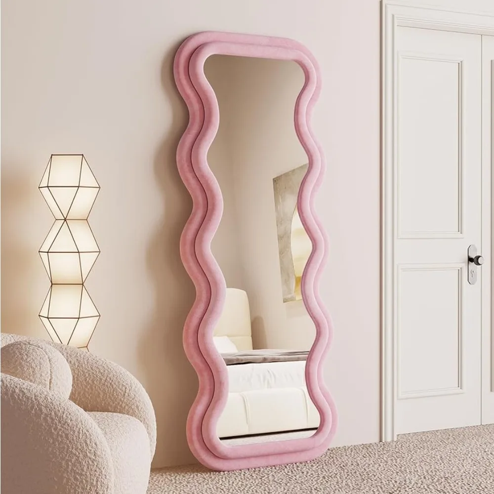 Bedroom mirror hanging on the wall or leaning against the wall, living room full body floor to ceiling Mirror