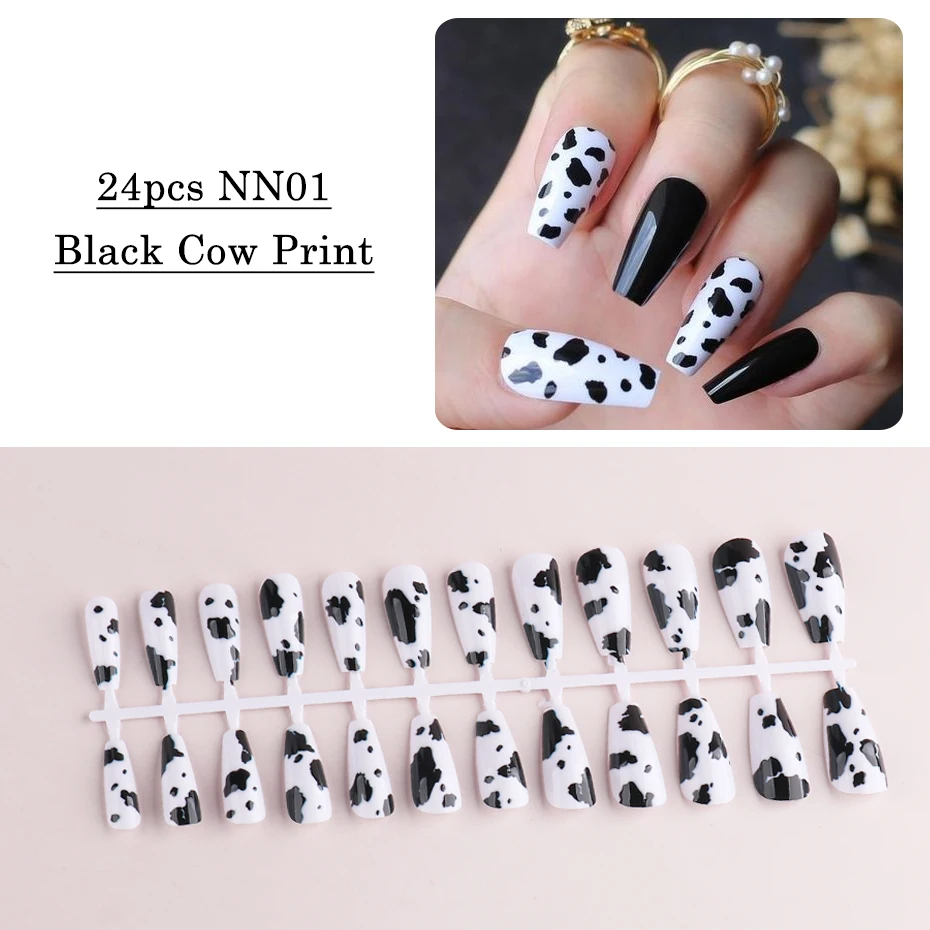 22 Examples of Cow Print Nails for Your Next Manicure | Who What Wear