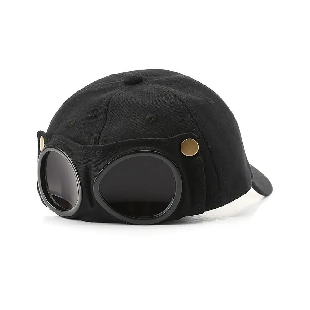 New Hat With Sunglasses For Men Women Fashion Glasses Bonnet Summer Outdoor Sun Visors Fashion Punk Baseball Cap T2B1