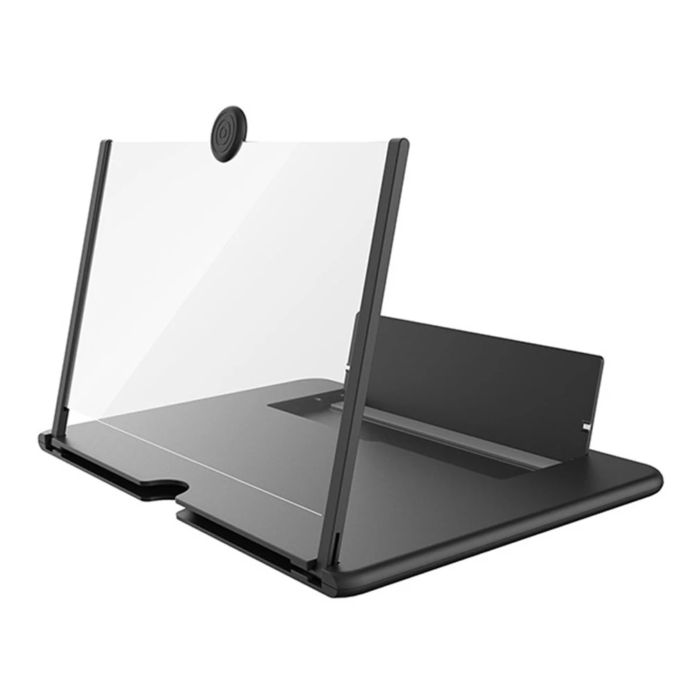 14 Inch Mobile Phone Screen Amplifier 3D HD Projector Mobile Phone Video Magnifier Folding Enlarged Screen Magnifying Bracket