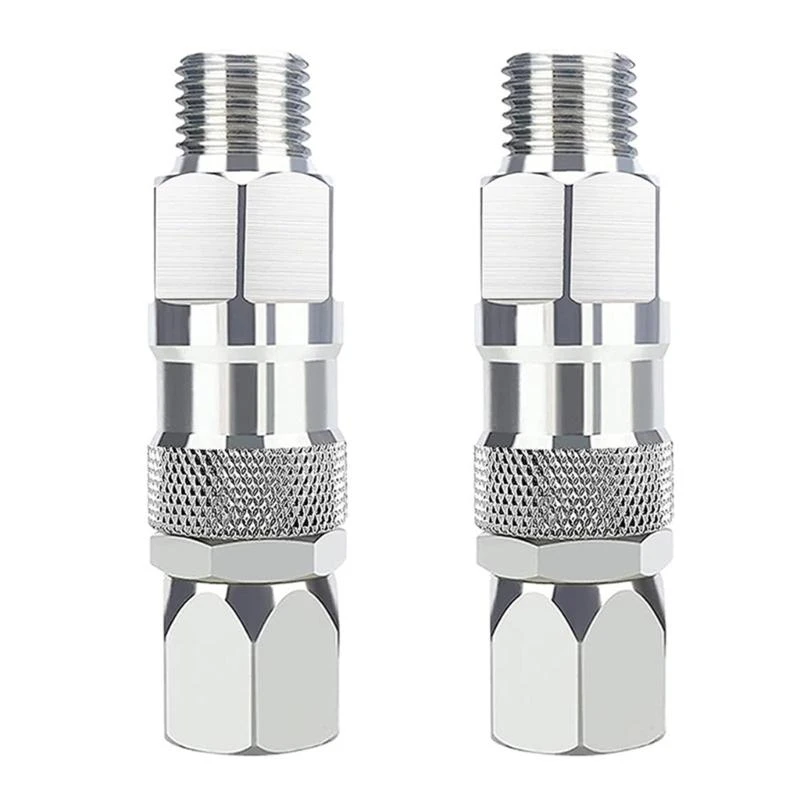 2pcs Rotating Hose Joint Adapter for Quick and Secure Sprayer Attachment