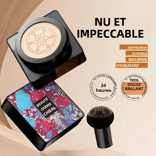 Fond de teint à coussin d'air CC crème, correcteur hydratant naturel léger, longue durée, même le teint de la peau, maquillage de Contour 1