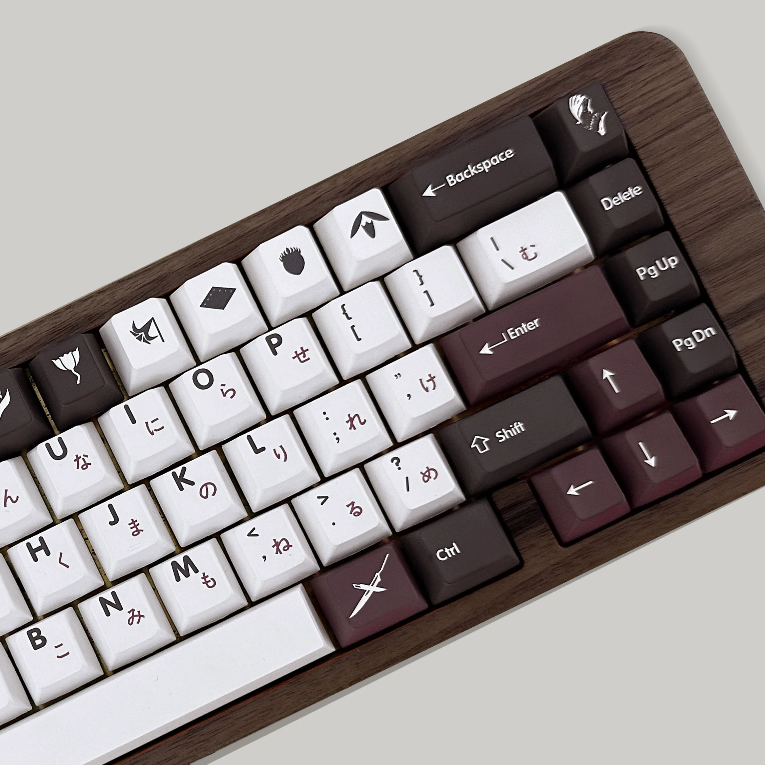 Conjunto Bleach Keycaps Pbt Dye Subbed Key Caps para 61 64 68 84 96 104 Layout Mecânico Teclado Cherry Perfil Keycap 1 - Imagem 5