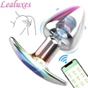 Butt Plug Sex Toy for Women App Remote Control Anal Plug Dildo Vibrator Prostate Massager Stainless Steel Vibrating Buttplug 1
