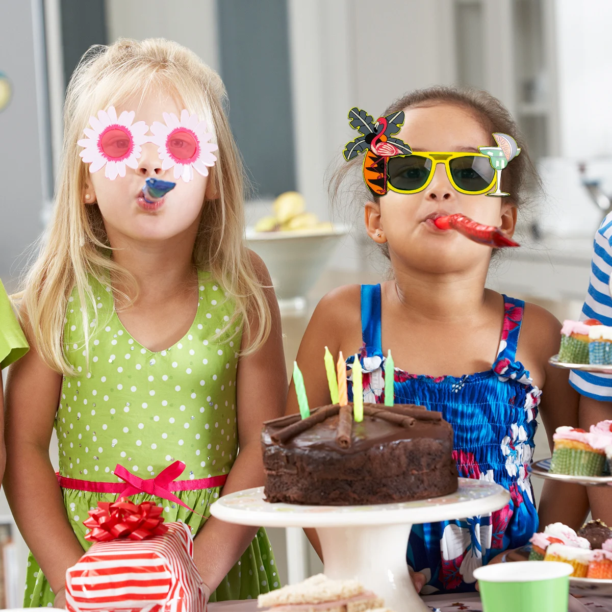 Fiesta Hawaiana DPKOW Gafas Para En 24 Estilos, Divertidos Gafas De Papel  De Hibisco, Accesorios De Photocall Tropical Para Adultos Y Niños,  Accesorios Disfraces Con Flores Hawaianas Gafas Hawaianas Fiesta, image size:1200x1200