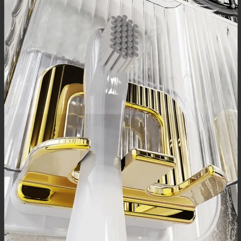 

Storage Rack Tools Adjustable Self Adhesive High Temperature Resistance Creative Traceless Bathroom Accessories Cup Holder